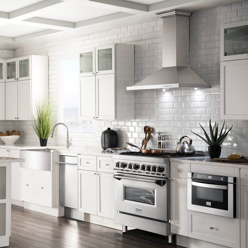 ZLINE 36" Legacy Dual Fuel Range, Brass Burners Stainless Steel