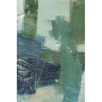Terrene Abstract IV by Sue Jachimiec - Painting on Canvas