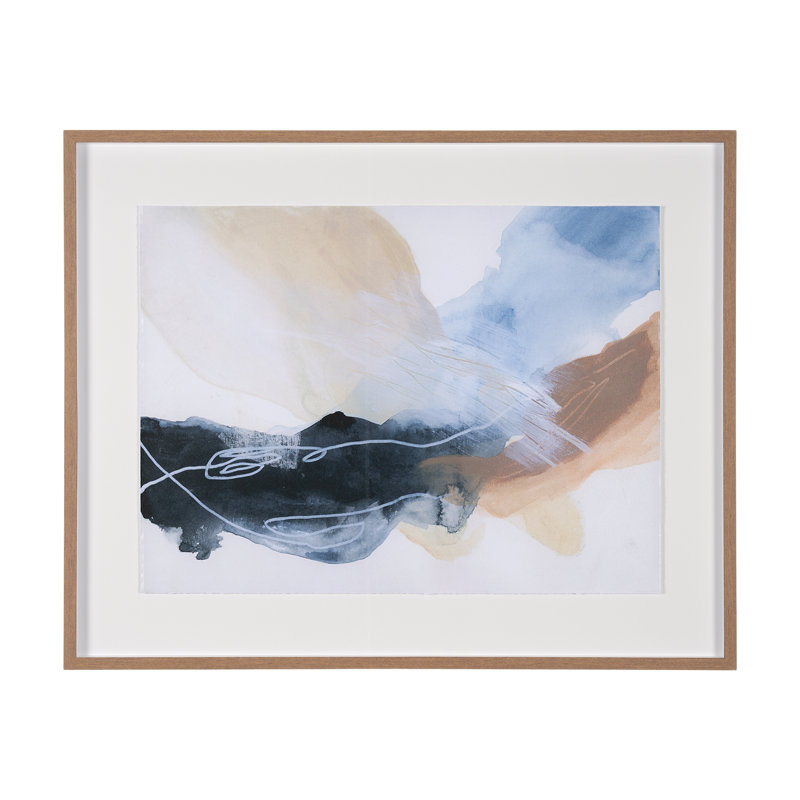 Reproduction d'art texturée encadrée à la main par Hra par Ira Havuka