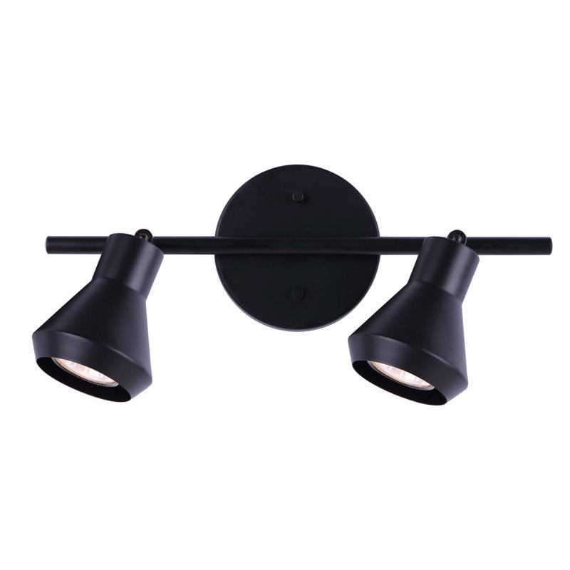 Byrk 5.91'' 2 -Light Rail Track Kit with Dimmable and Adjustable Head