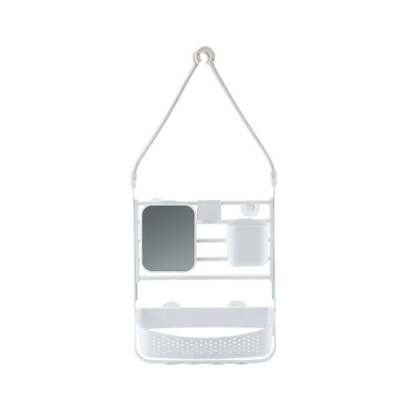 Serviteur de douche suspendu , Blanc