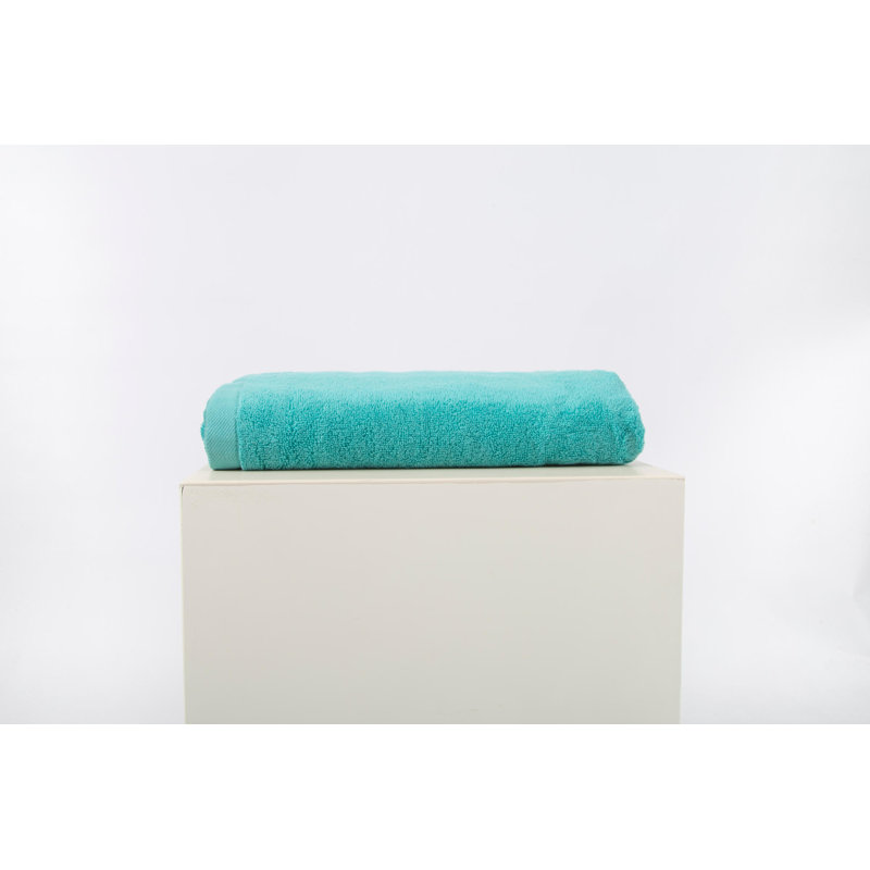 Drap de bain 100% coton Ebrahima, Vert