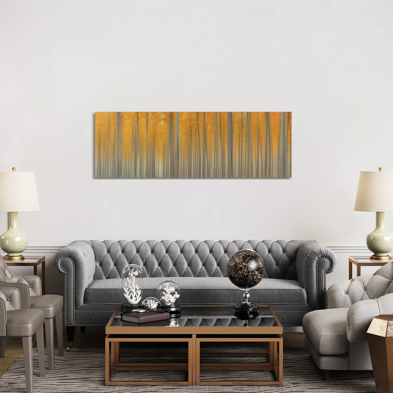Autumn Delight 1 Piece Wrapped Canvas Panoramic Painting, 152.4 cm H x 50.8 cm W x 3.175 cm D