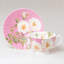Ensemble de 2 tasses à thé et soucoupes Bush China Blush Rose