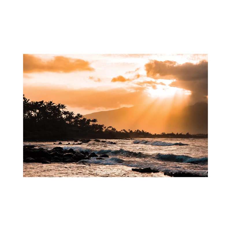 Warm Paradise by Lucas Moore - Wrapped Canvas Print, 20.32 cm H x 30.48 cm W