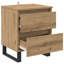 40 cm W Steel Bedside Table