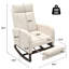 Chaise berçante avec repose-pieds Teedy-227987057