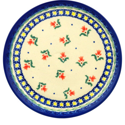 Cocentric Tulips Ceramic Decorative Plate