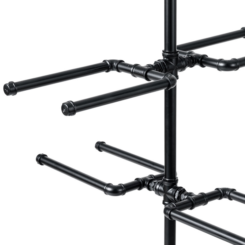 Metal Freestanding 10 - Hook Coat Rack
