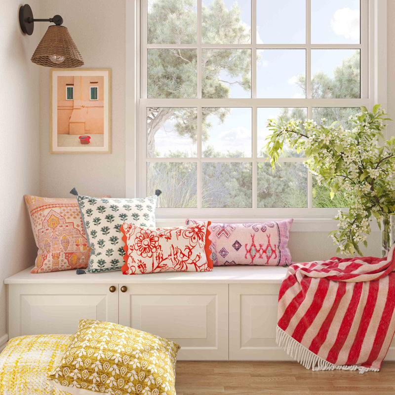 Coussin Fraouche, Jaune