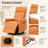360° Rocking Recliner Chair，Nursery Rocker Reclining Chair with Side Pocket for Living Room, Bedroom Nursing use