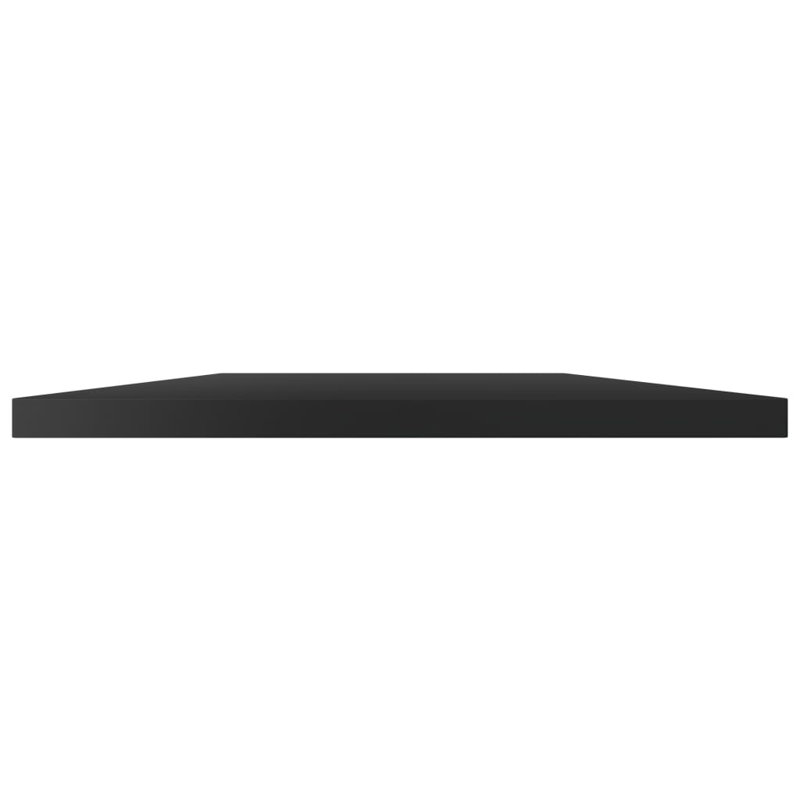 Floating Shelves Wall Shelving Wall Mounted Shelves Display Wall Units, High Gloss Black, 0.6"H x 15.7"W x 15.7"D