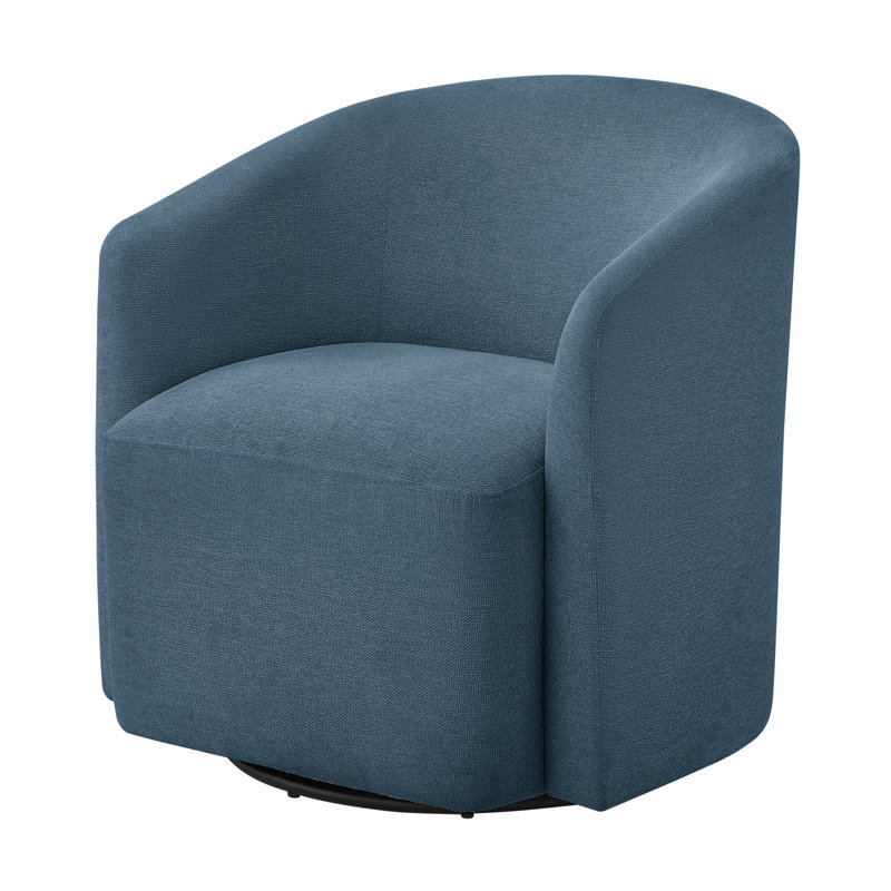 Fauteuil demi-tonneau bleu Ardena
