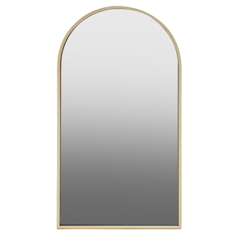 Lipson Metal Flat Wall Mirror, 90cm H x 50cm W
