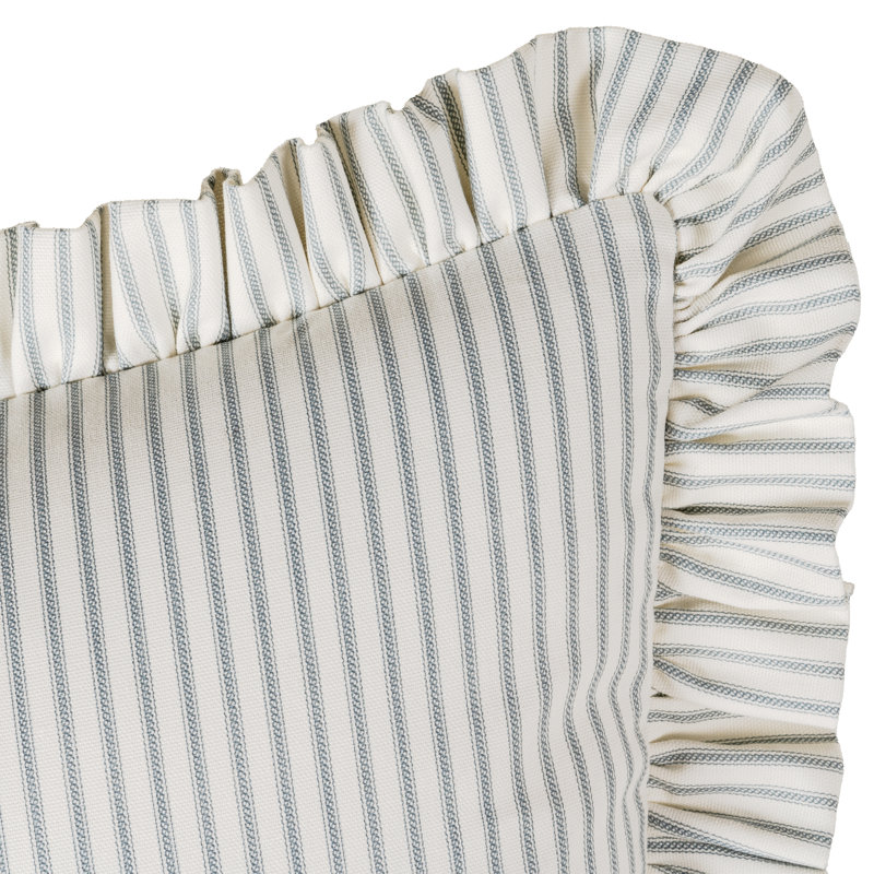 Coussin Birch Lane, Plumes, Gris