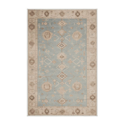 Machine Washable Afyon Beige Area Rug