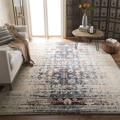 Tapis oriental bleu Hertzler