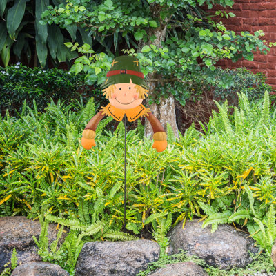 Tiniqua Scarecrow Boy Garden Stake
