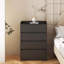 Commode moderne à 4 tiroirs avec sécurité anti-basculement-2073109024