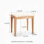 Tabouret blanc cassé en chêne rouge, pré-assemblé, s'adapte aux petits espaces, mousse haute densité, coussin de meuble-lavabo massif complémentaire au décor scandinave, entièrement idéal pour les salles de bain, tissu doux et doux