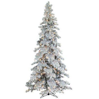 9' Green Pine Artificial Christmas Tree with 650 Clear/White Lights -  The Holiday Aisle®, 5820-90c