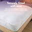 Wonderful Wool Mattress Topper 100% British Wool Moisture Cotton Cover-92281190