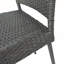 Ensemble de 2 tabourets de bar d'extérieur en rotin PE-225925706