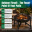 20.2 in. Round Wood-Burning Fire Pit