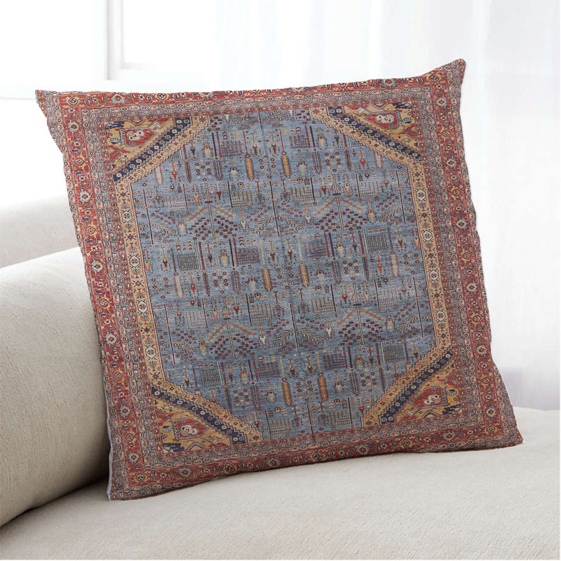 Housse et insert de coussin carré extérieur Mid-Century Shemena Urban