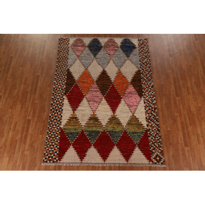 One-of-a-Kind 6'10'' X 9'6'' New Age Wool Area Rug in