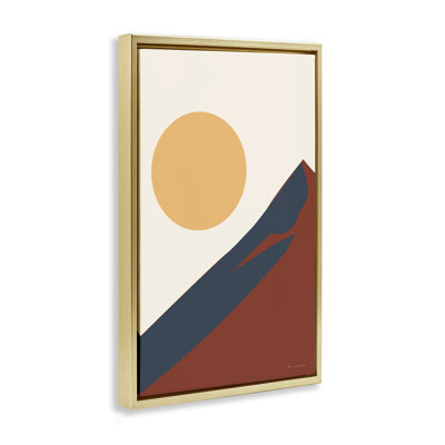 Toile Boho Mountain Peak & Sun Floater par Omar Escalante