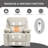 Rocker Recliner Swivel Heated Massage Reclining Chair -232449310