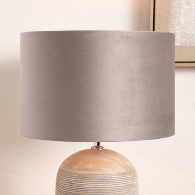 Rene Drum Velvet Lamp Shade ( Uno )