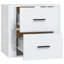 50cm W Manufactured Wood Bedside Table-1948886165