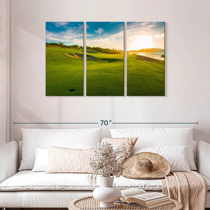 Sireci Sunny Golf Course, 28" H x 45" W