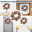 Ensemble de 24 couronnes de printemps artificielles 24 po, véritable décor de maison de campagne en tulipe pivoine pour porte d'entrée, paquet de 2-129191398