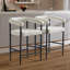 Ensemble de 2 tabourets de bar modernes rembourrés Boucle-886806733
