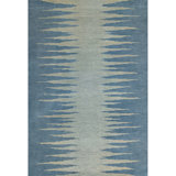 Abrash Ikat Hand-Tufted Wool Area Rug Cut/Loop Pile