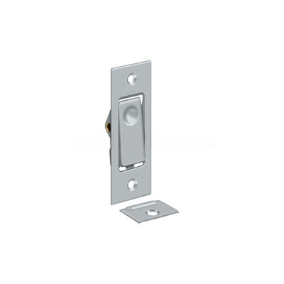 Boulons de porte Deltana PDB42U26D; Jamb Bolt; Finition chrome satiné