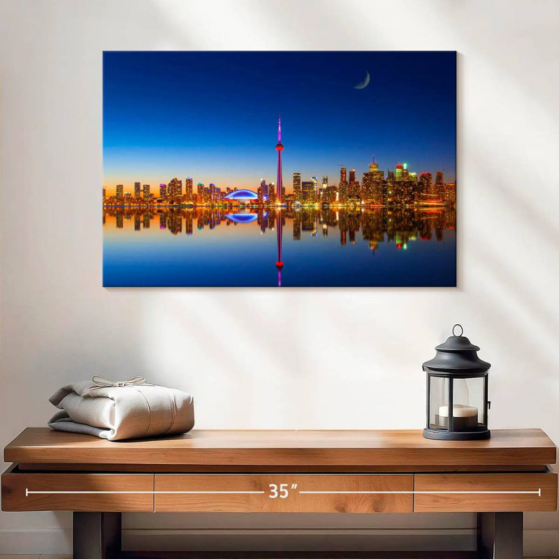 Harpa Toronto City Reflection, 16" H x 24" W