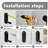 Foldable Wall Hooks 4 Pack Heavy Duty Zinc Alloy Flip Down Coat Hook 90 Degree Hidden Folding Wall Mounted Hook with Screws Anchors for Entryway Bedroom Closet Mudroom Hanging Hat Towel Bag Key-135606627