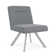 Willow Lounge Reception Armless Guest Chair Steel Legs