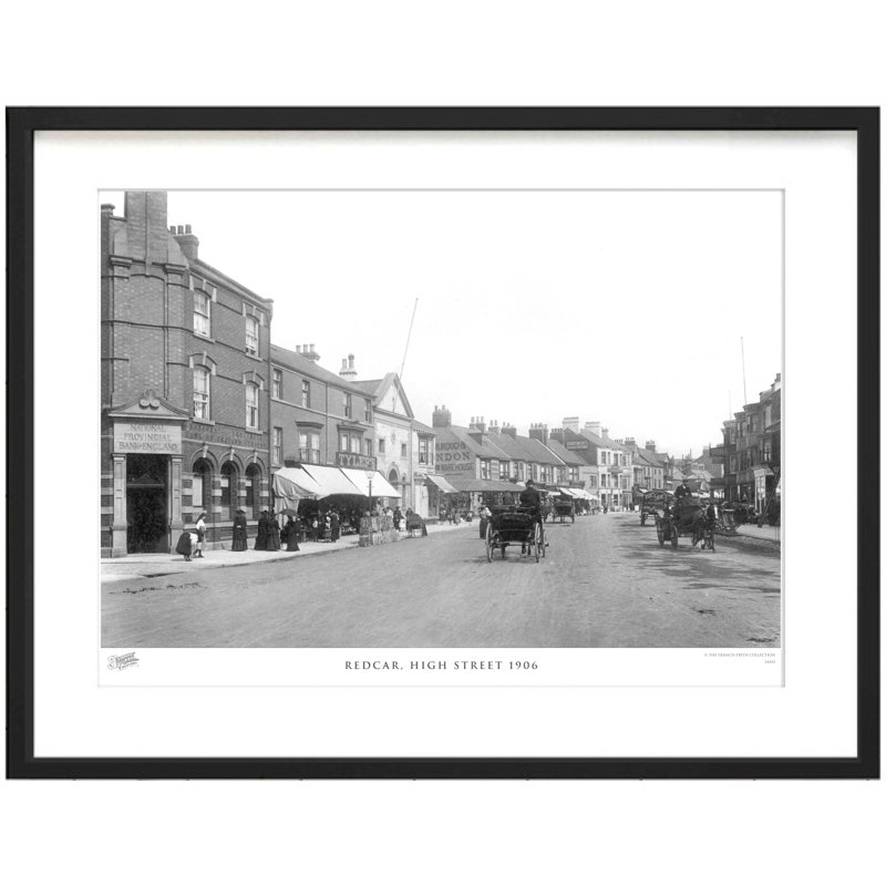 Redcar, High Street 1906 - Single Picture Frame Print, 45cm H x 60cm W x 2.3cm D