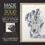 Bleu antique Coral IV, reproduction encadrée - bois massif-1954717729