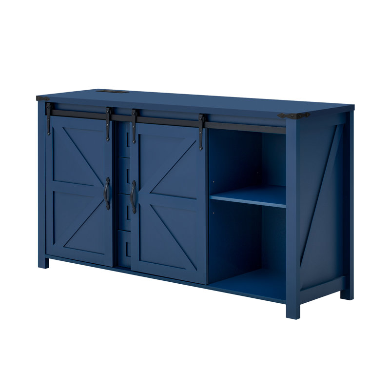 Buffet avec rangement antidérapant American Classic, Marine
