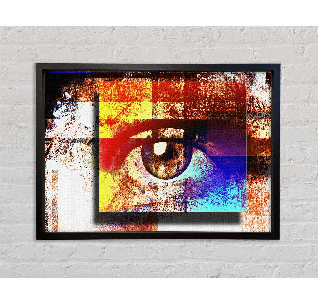 Eye See You - Einzelner Bilderrahmen Kunstdrucke auf Leinwand