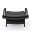 Fauteuil en osier avec accoudoirs Salem