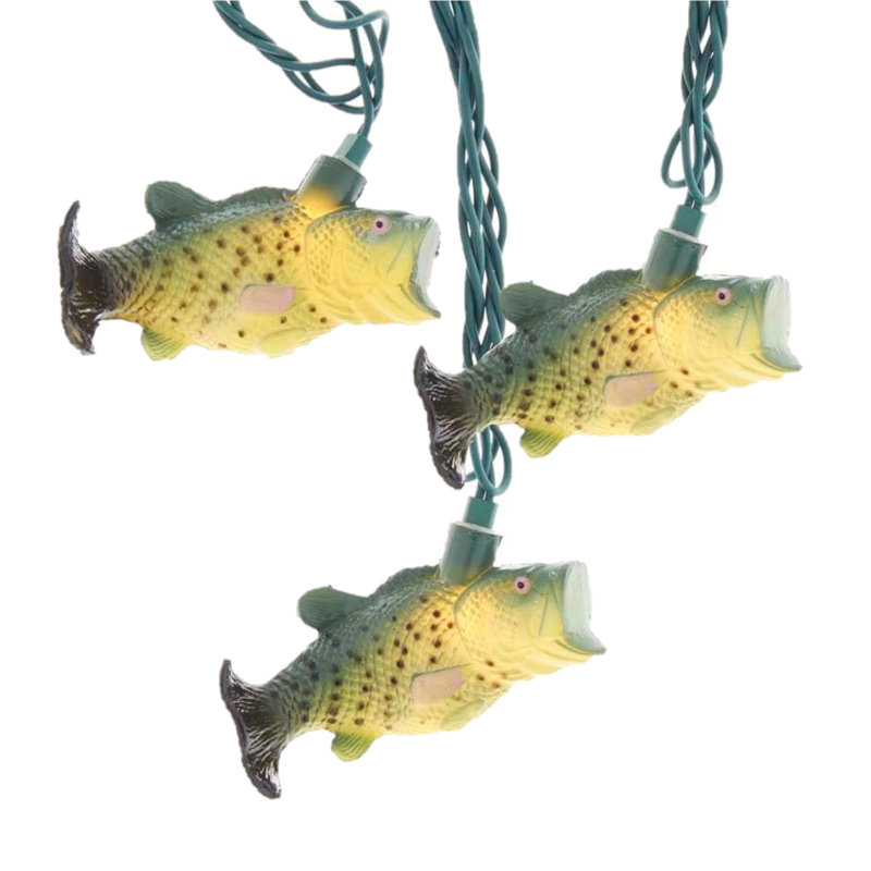 Ensemble de lumières pour poissons d'intérieur et d'extérieur Kurt Adler UL 10 lumières, 9 pi