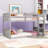 Twin Over Twin Wood Bunk Bed-319895546