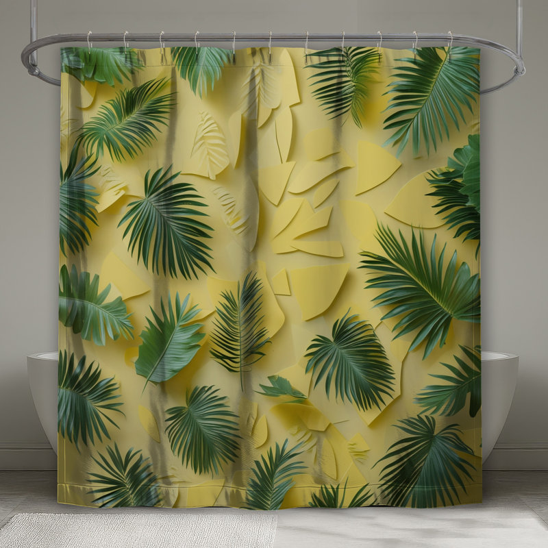 Rideau de douche Tropical, L 70 po x H 72 po